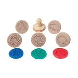 Wooden Dough Stamps - Australian Animals