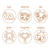 Wooden Dough Stamps - Bugs