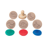 Wooden Dough Stamps - Dinosaurs