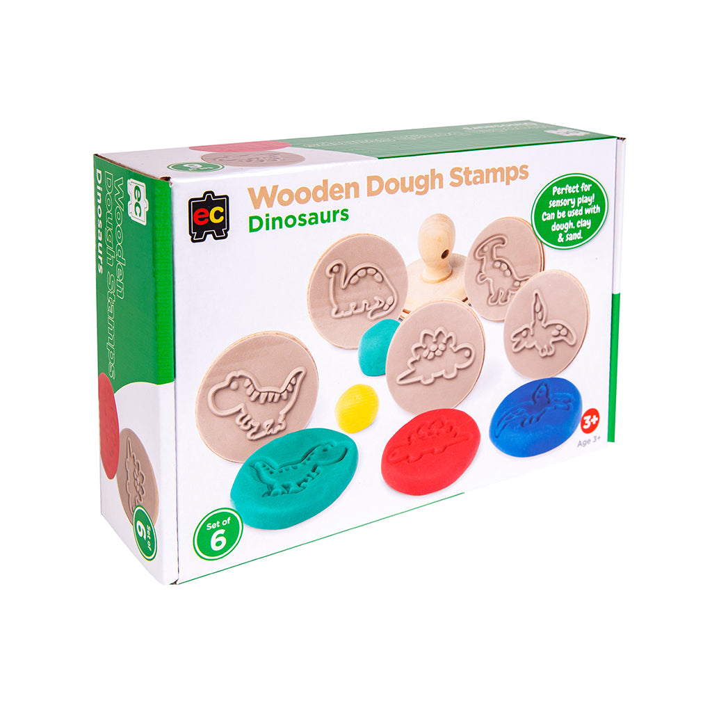 Wooden Dough Stamps - Dinosaurs