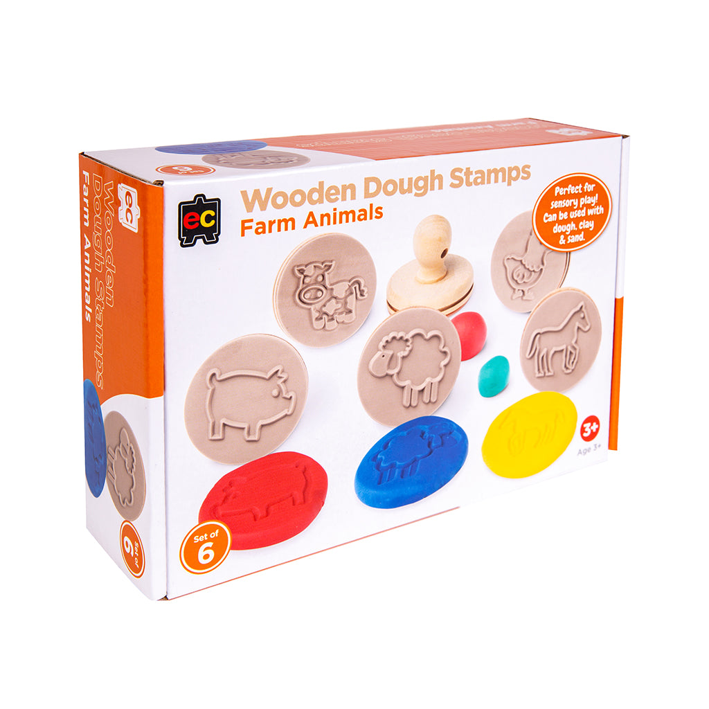Wooden Dough Stamps - Farm