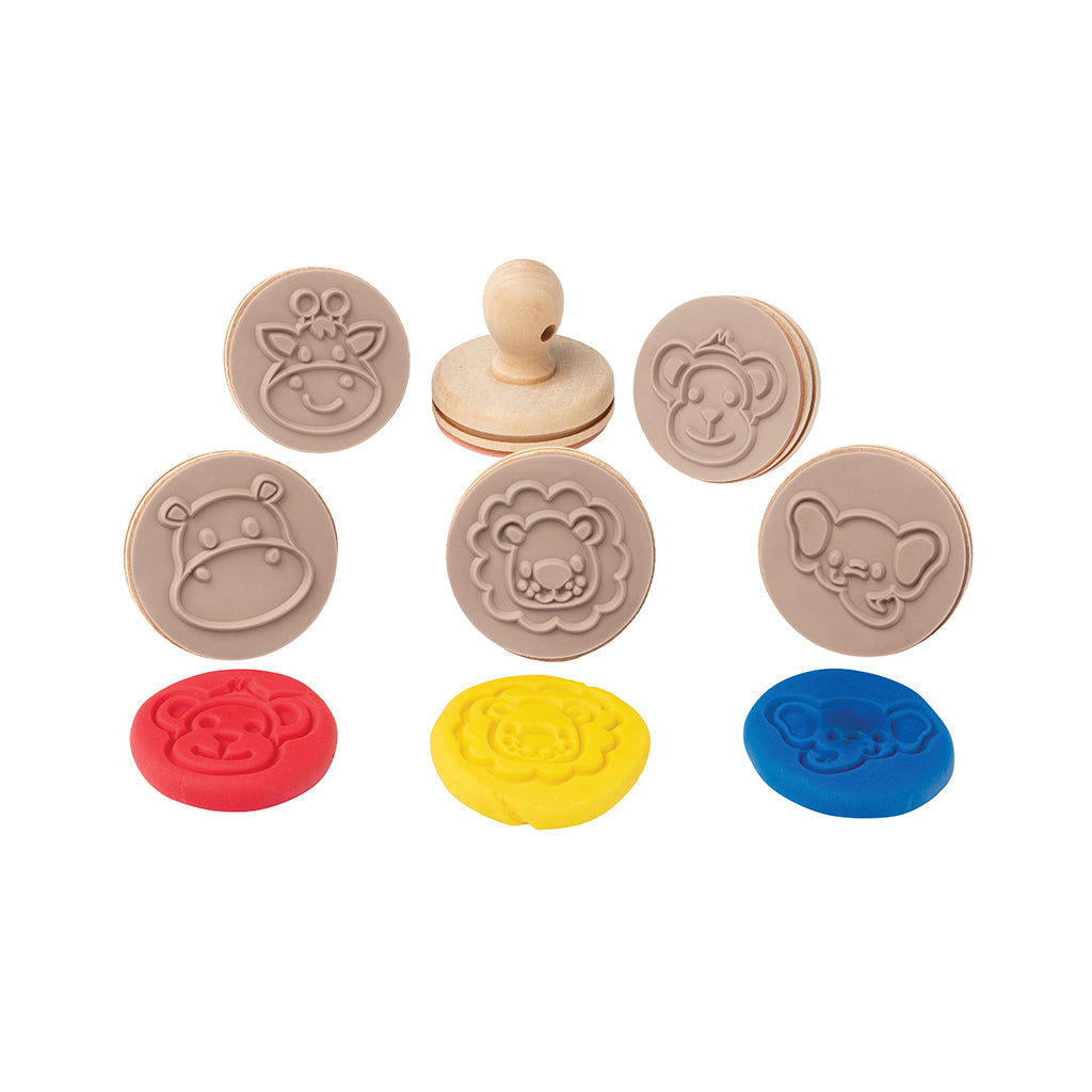 Wooden Dough Stamps - Jungle