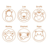 Wooden Dough Stamps - Jungle