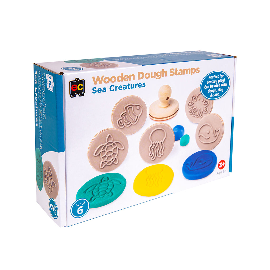 Wooden Dough Stamps - Sea