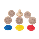 Wooden Dough Stamps - Weather