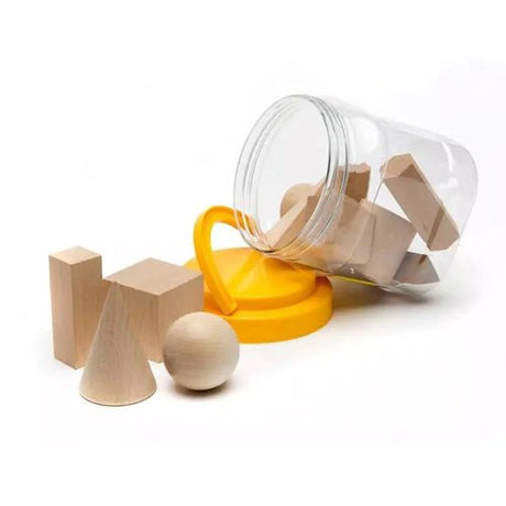Wooden Geometric Solids – 12pc