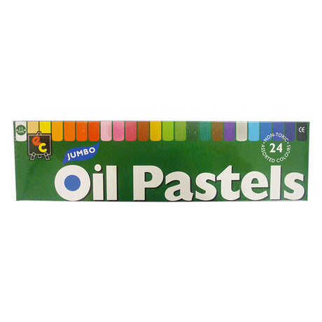 Jumbo Oil Pastels - Pack of 24 - Educating Kids