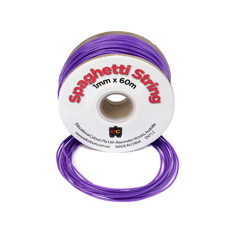 Spaghetti String - Purple - 60m - Educating Kids