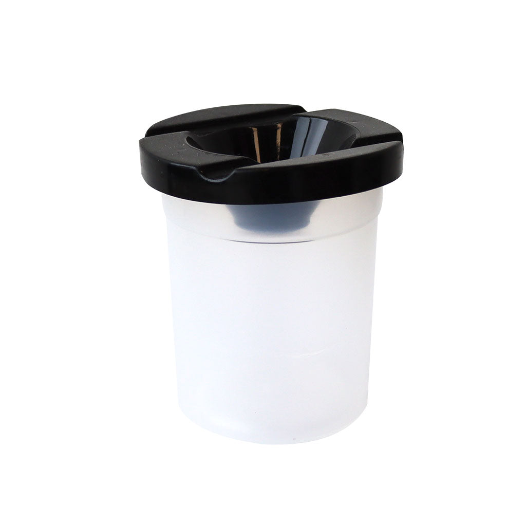Paint Pot with Lid - Black