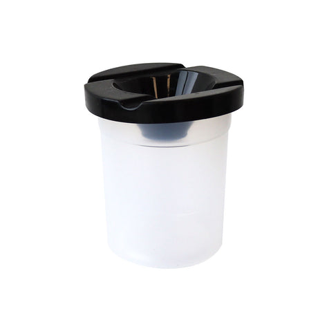 Paint Pot with Lid - Black