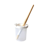 Paint Pot with Lid - White