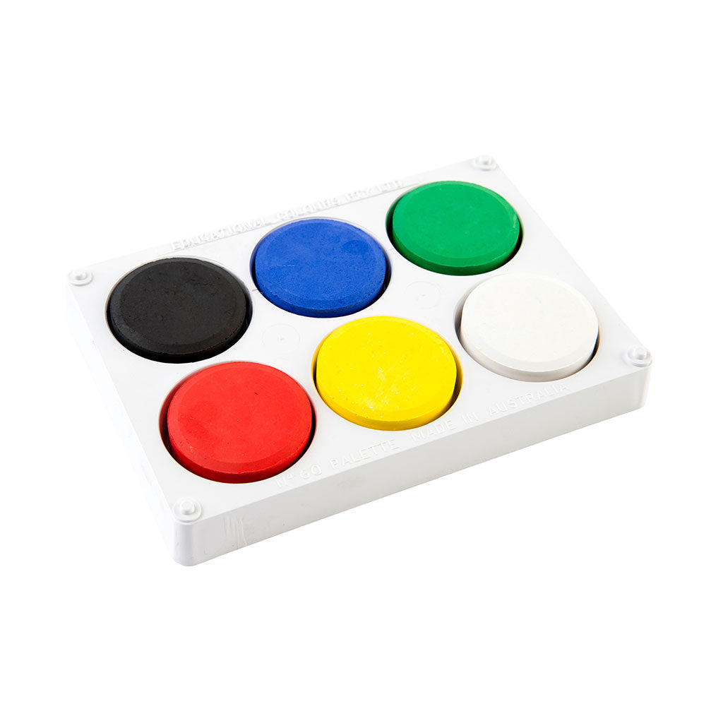 Tempera Block Paint Set - 6 Colours