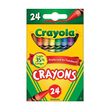 Crayola Crayon Tuck Box - Pack of 24 - Educating Kids