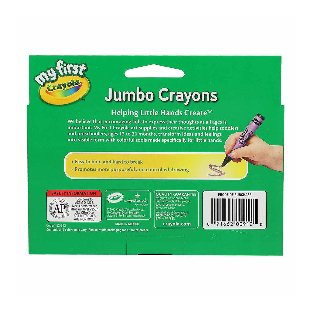 Crayola Crayons My First Crayons - Pack of 12 - Educating Kids