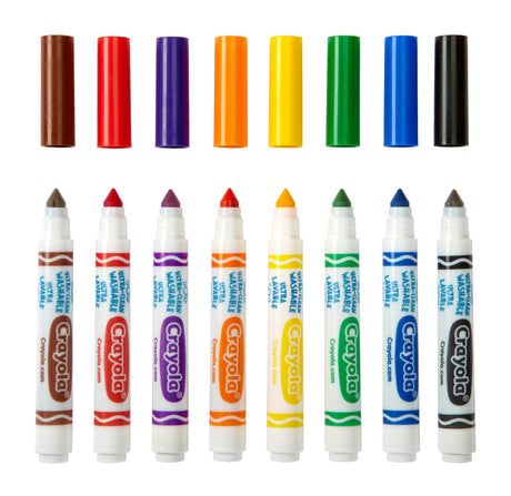 Crayola Markers Broadline Washable - Pack of 8 - Educating Kids
