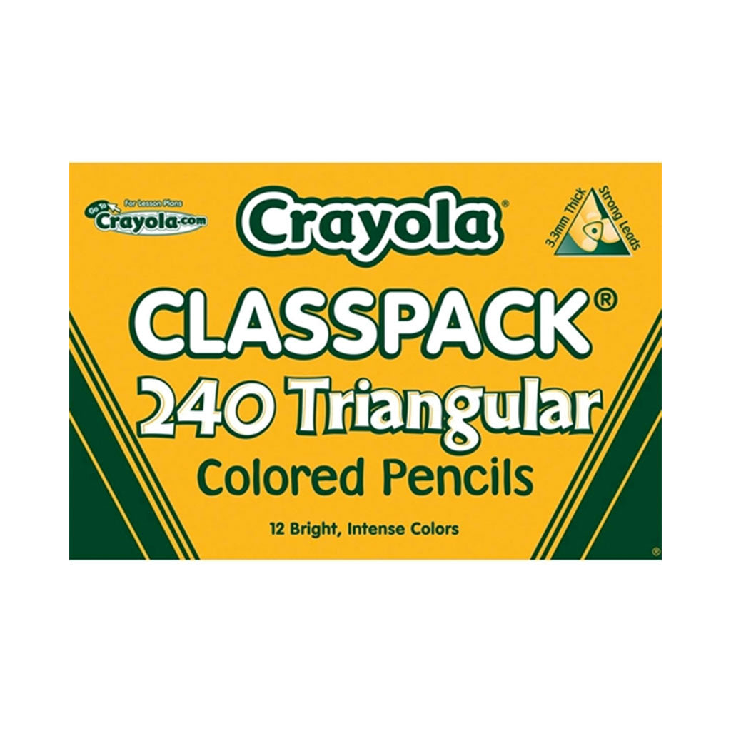 Crayola Pencils Triangular Deskpack - Pack 240