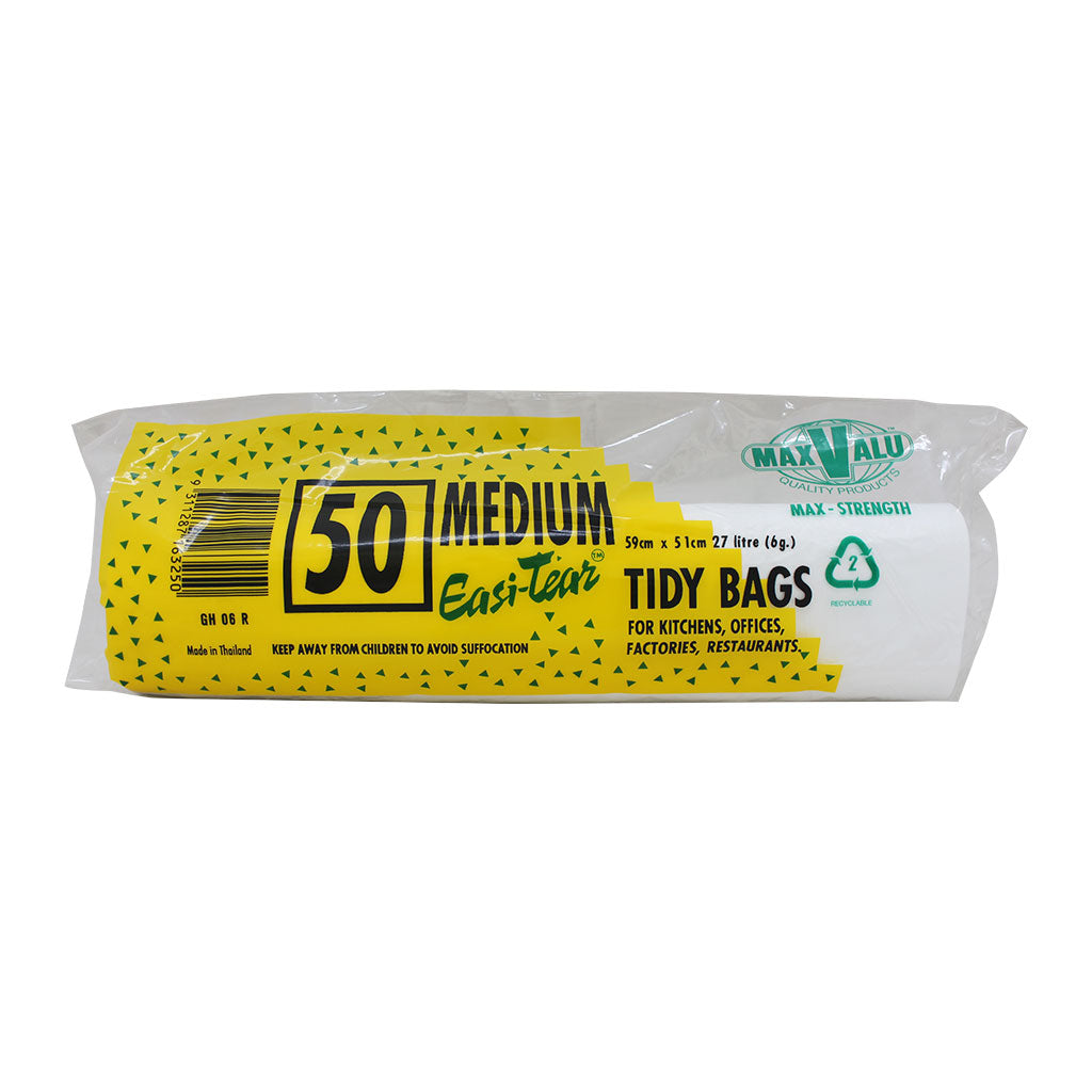Easy Tear Bin Liners - 27L - Pack of 1000