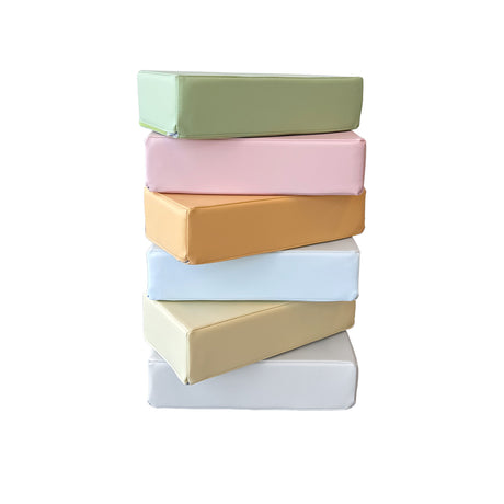 Rectangle Soft Blocks Pastel – 12pc