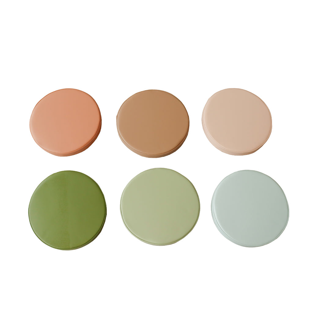 Round Floor Cushions Earth 35 cm – 6pc