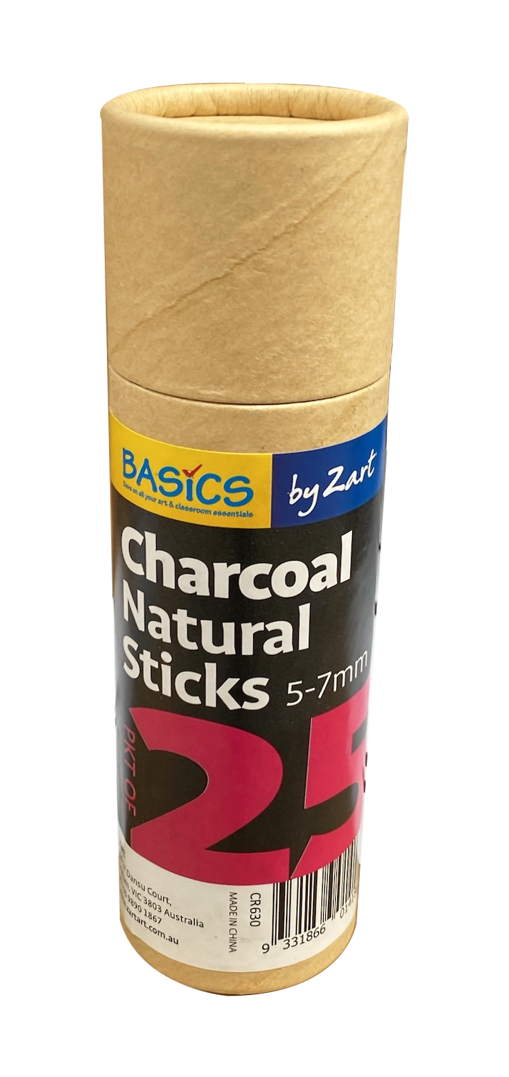 Charcoal Natural 5-7mm 25s Thick