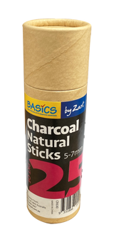 Charcoal Natural 5-7mm 25s Thick