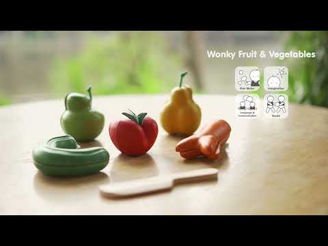 PlanToys - Wonky Fruit & Vegetables