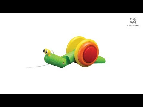 PlanToys - Pull-Along Snail