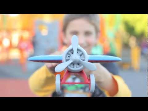 Green Toys - Airplane - Red