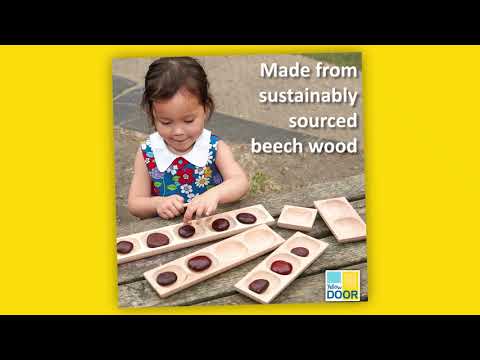 Wooden 1-2-3-4-5 Frame Tray Set