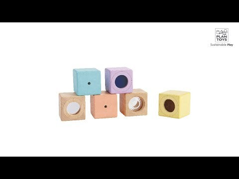 PlanToys - Sensory Blocks - Pastel