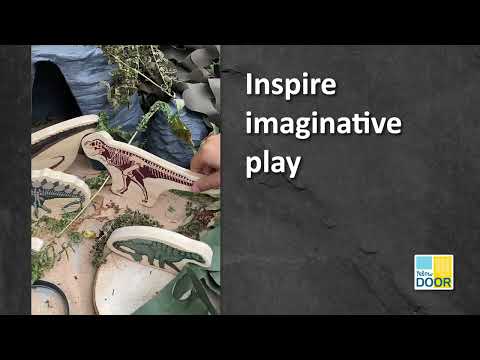 Dinosaur Wooden Characters