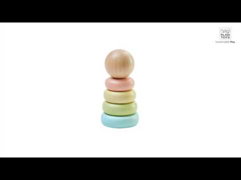PlanToys - First Stacking Ring - Pastel