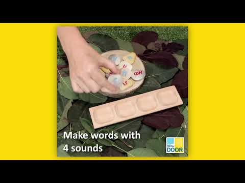 4-Pebble Word-building Trays - Set of 6