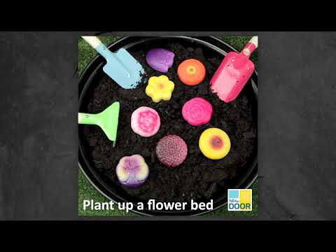 Sensory Play Stones: Flowers - 8pc