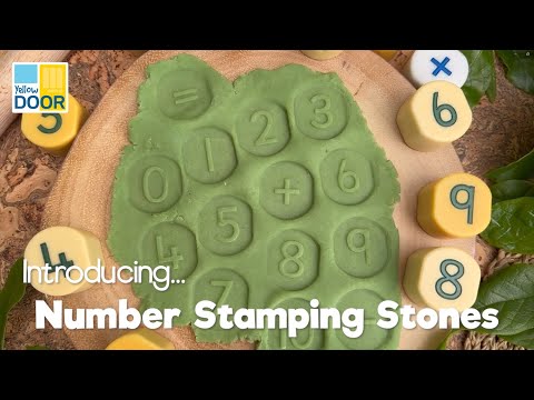 Number Stamping Stones